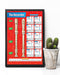 The Recorder - Fingering Chart Vertical Canvas And Poster | Wall Decor Visual Art