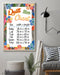 Quilt Size Chart Sewing Vertical Canvas And Poster | Wall Decor Visual Art