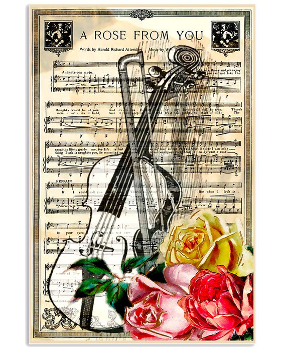 Viola - Flowers Vertical Canvas And Poster | Wall Decor Visual Art