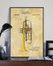 Trumpet Old Trumpet Vertical Canvas And Poster | Wall Decor Visual Art