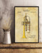 Trumpet Old Trumpet Vertical Canvas And Poster | Wall Decor Visual Art