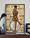 African - Black Art - Black Queen - Educated Vertical Canvas And Poster | Wall Decor Visual Art