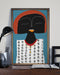 African - Black Art - Funny Face 2 Vertical Canvas And Poster | Wall Decor Visual Art