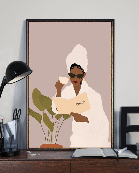 African - Black Art - Gorgeous Black Women Poster Vertical Canvas And Poster | Wall Decor Visual Art