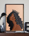 African - Black Art - Black Woman Portrait 1 Vertical Canvas And Poster | Wall Decor Visual Art