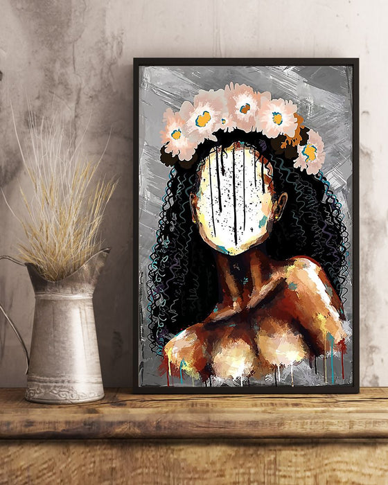 African - Black Art - Black Girl Magic 260801 Vertical Canvas And Poster | Wall Decor Visual Art