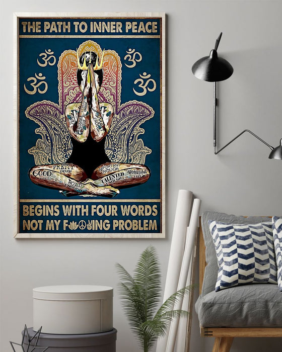 African - Black Art - Black Woman Praying Vertical Canvas And Poster | Wall Decor Visual Art