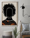 African - Black Art - Black Boy Vertical Canvas And Poster | Wall Decor Visual Art