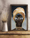 African - Black Art - Head Scarf Girl Vertical Canvas And Poster | Wall Decor Visual Art