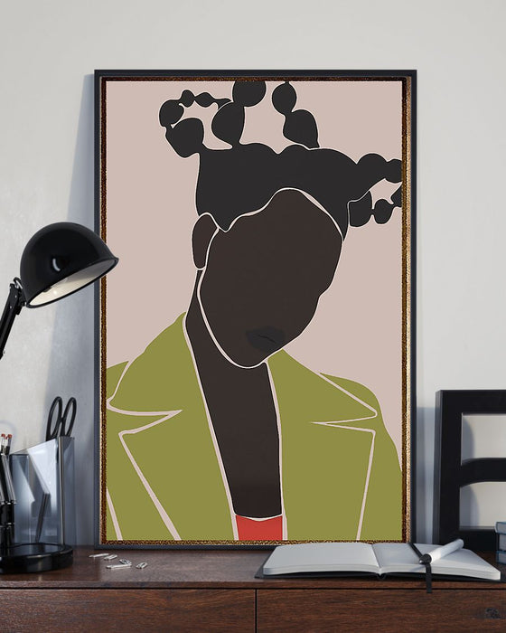 African - Black Art - Black Woman 021106 Vertical Canvas And Poster | Wall Decor Visual Art