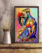 African - Black Art - Black King And Queen Portrait Vertical Canvas And Poster | Wall Decor Visual Art