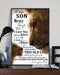 This Old Lion - Gift For Son From Dad Vertical Canvas And Poster | Wall Decor Visual Art