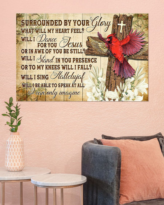 Memorial Gift To Heaven - I Can Only Imagine Horizontal Canvas And Poster | Wall Decor Visual Art