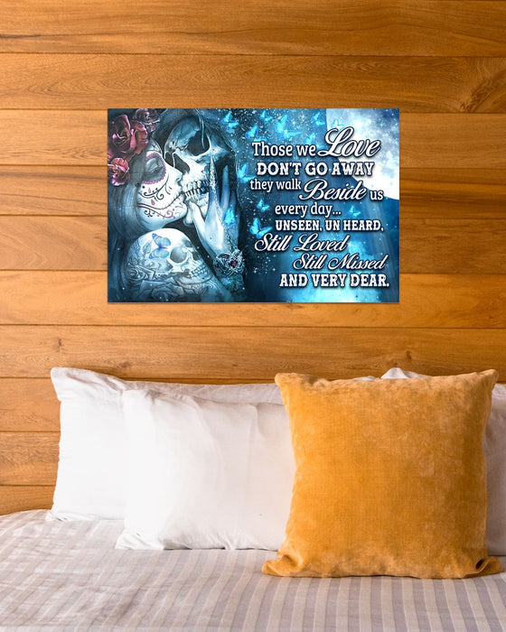 Memorial Gift To Heaven - Those We Love Horizontal Canvas And Poster | Wall Decor Visual Art