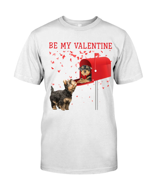 Yorkshire Terrier Be My Valentine T-Shirt Hoodie - Valentine Gift 1610558781866.jpg