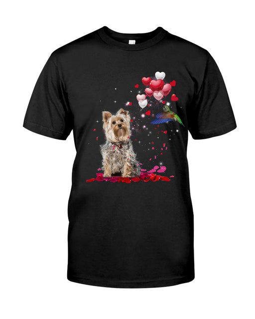 Yorkshire With Love Hummingbird T-Shirt Hoodie - Valentine Gift 1610558792088.jpg