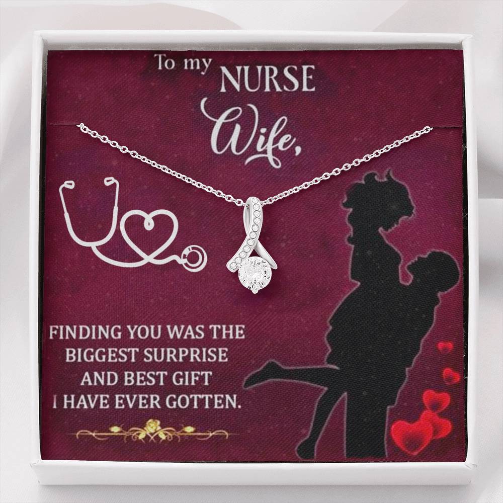 To My Nurse Wife, Forever Love Necklace - Gift For Wife 1611631189543.jpg