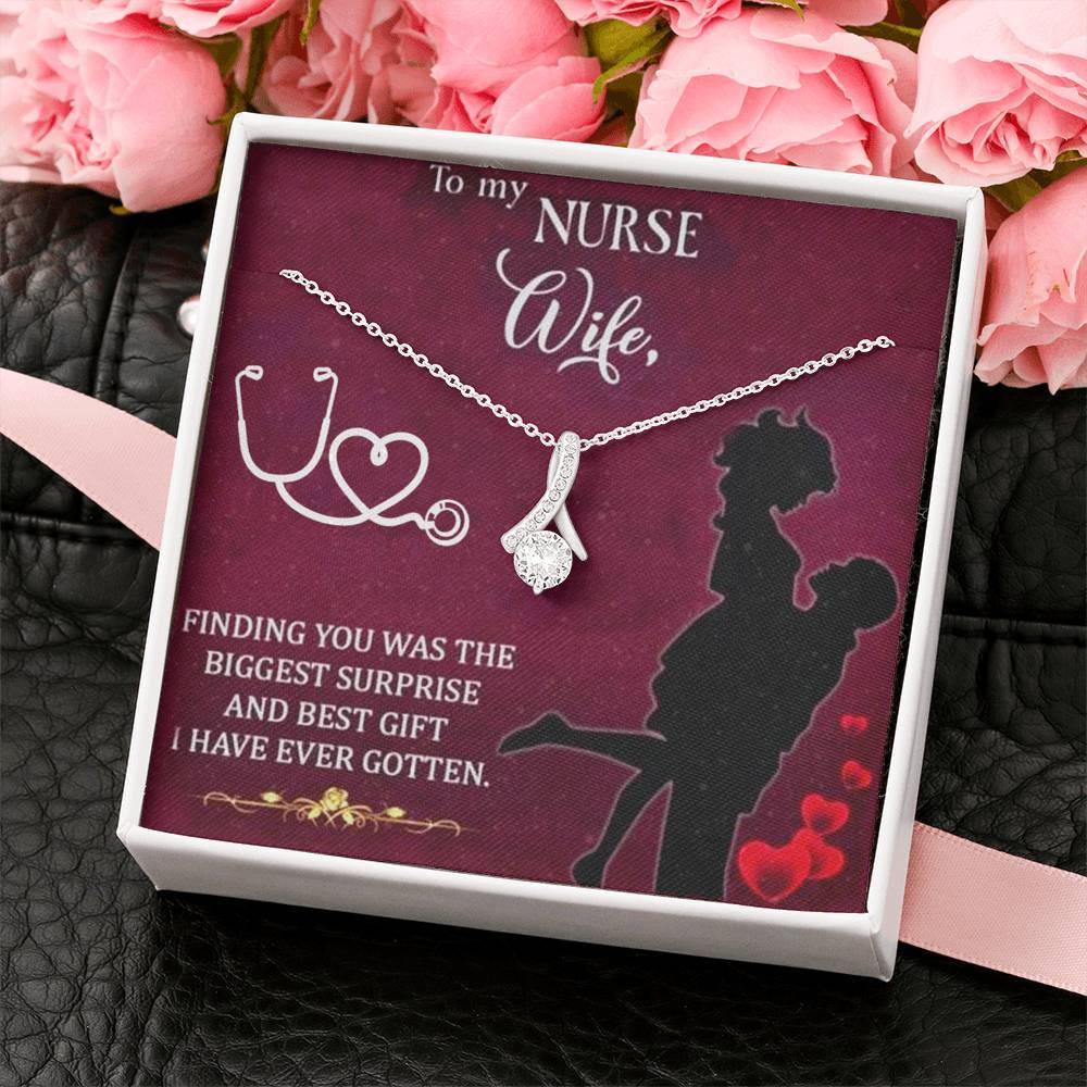 To My Nurse Wife, Forever Love Necklace - Gift For Wife 1611631190606.jpg