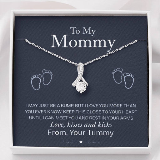 I May Just Be A Bump But I Love You More Than You Ever Know, Necklace With Message Card, Thank You Gifts For Mother’s Day, Best Mother’s Day Gift Ideas			 1611631935493.jpg