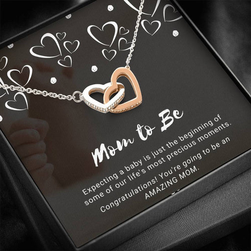 To My Mom Mama To Be You're Going To Make An Amazing Mom Necklace With Message Card, Gift For Mom, Meaningful Gift. 1611632022385.jpg
