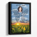 As I Sit In Heaven - Sunflowers In Heaven Custom Canvas, Memorial, Product Type,Personalized Poster And Upload Photo,Canvas Poster, Birthday Gift, Christmas Gift ,Family Gift,To My Friend, To My Son, To My Father, To My Mother, To My Wife, To My Husband