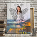 As I Sit In Heaven - Once Upon A Tide Custom Canvas, Memorial, Product Type,Personalized Poster And Upload Photo,Canvas Poster, Birthday Gift, Christmas Gift ,Family Gift,To My Friend, To My Son, To My Father, To My Mother, To My Wife, To My Husband