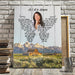 As I Sit In Heaven - Mountain Gem Custom Canvas, Memorial, Product Type,Personalized Poster And Upload Photo,Canvas Poster, Birthday Gift, Christmas Gift ,Family Gift,To My Friend, To My Son, To My Father, To My Mother, To My Wife, To My Husband