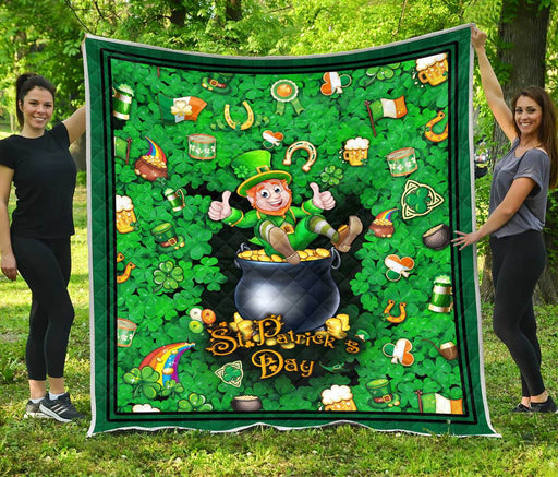 Happy St Patrick's Day Like Quilt Blanket Birthday Gift Gift For Patrick s Day Family Gift Home Decor Bedding Couch Sofa Soft and Comfy Cozy 1614222859241.jpg