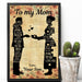 I Know Not Easy For A Woman To Raise A Man Canvas And Poster, Happy Mother’s Day Ideas, Mother’s Day Gift From Son To Mom, Warm Home Decor Wall Art Visual Art 1616423016686.jpg