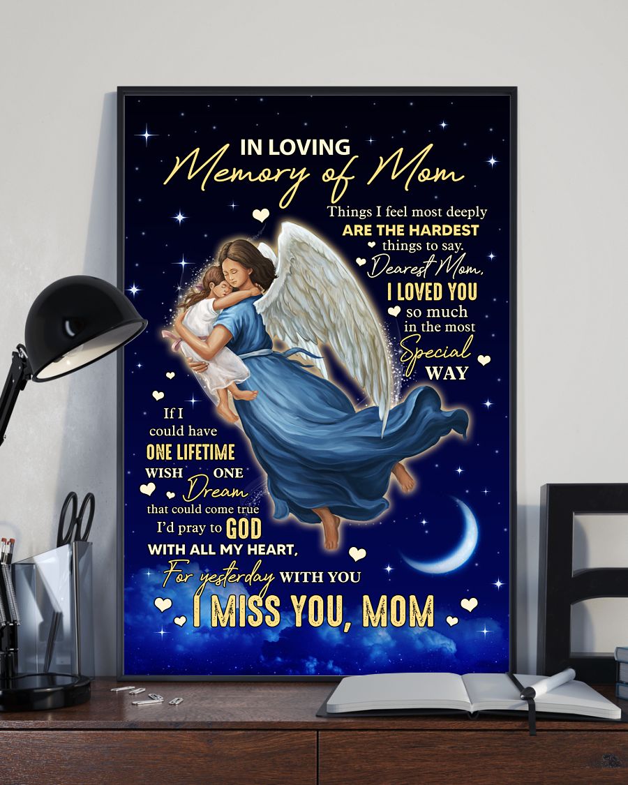 In Loving Memory Of Mom Canvas And Poster, Mother’s Day Greetings, Mother’s Day Gift From Daughter To Mom, Warm Home Decor Wall Art Visual Art 1616423023170.jpg