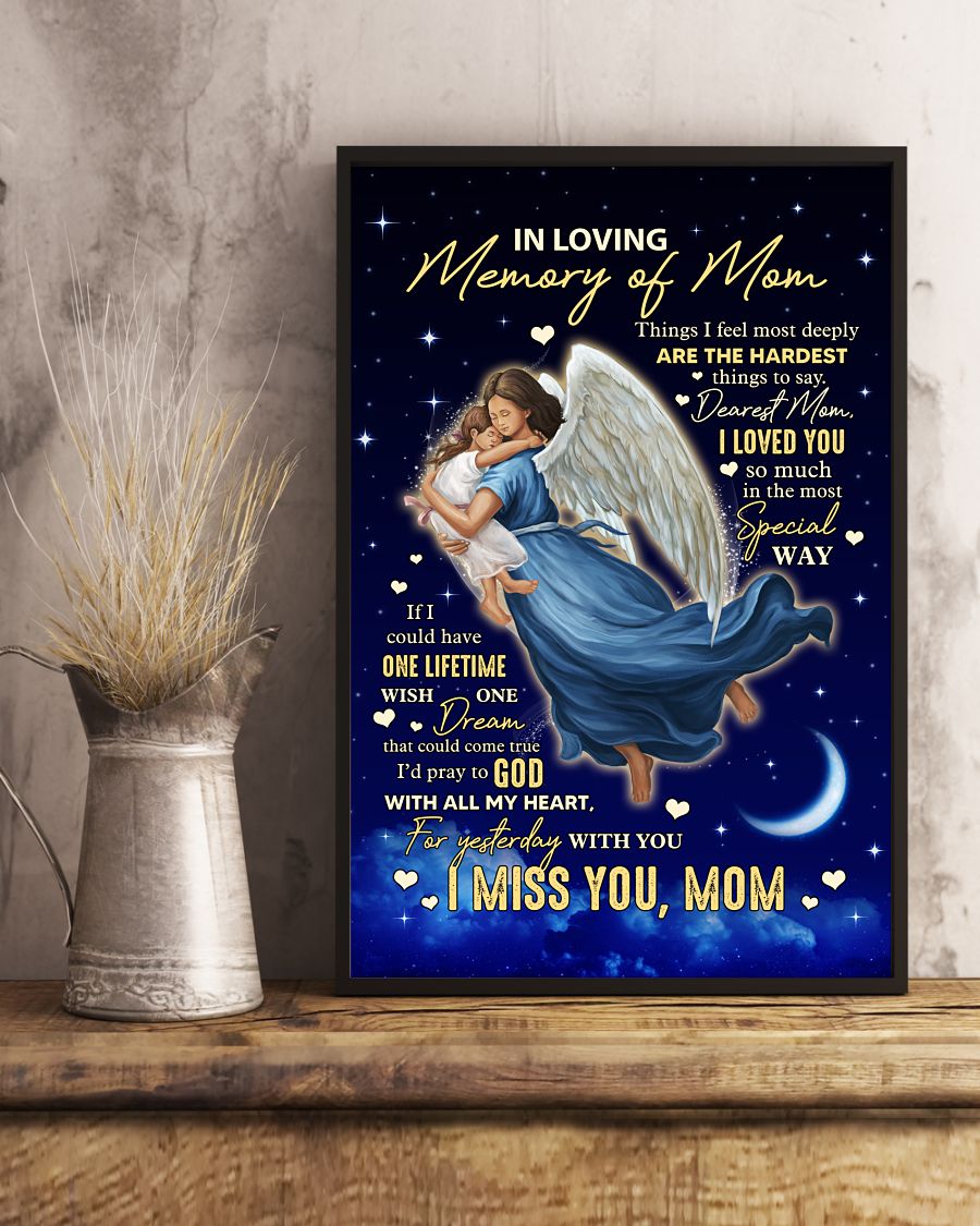 In Loving Memory Of Mom Canvas And Poster, Mother’s Day Greetings, Mother’s Day Gift From Daughter To Mom, Warm Home Decor Wall Art Visual Art 1616423023750.jpg