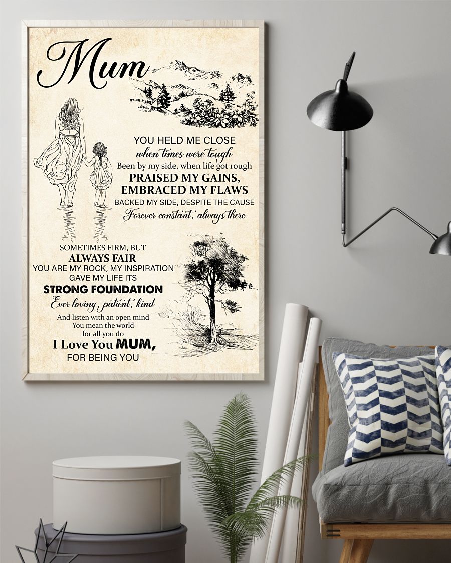 You Held Me Close When Times Were Tough Canvas And Poster, Mother’s Day Greetings, Mother’s Day Gift From Daughter To Mom, Warm Home Decor Wall Art Visual Art 1616423024641.jpg