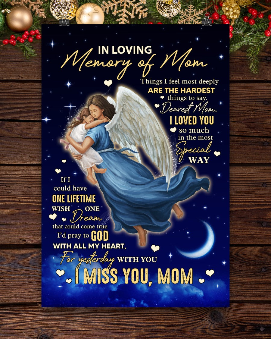 In Loving Memory Of Mom Canvas And Poster, Mother’s Day Greetings, Mother’s Day Gift From Daughter To Mom, Warm Home Decor Wall Art Visual Art 1616423025038.jpg