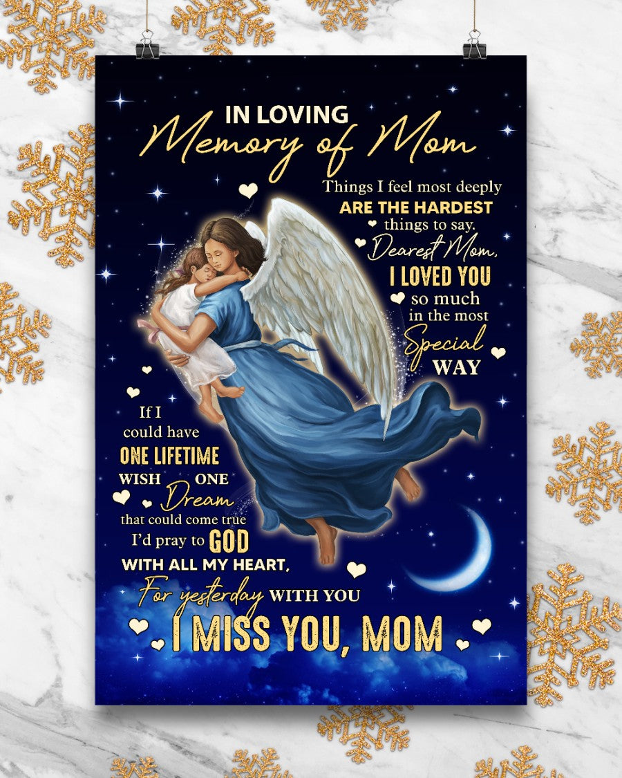 In Loving Memory Of Mom Canvas And Poster, Mother’s Day Greetings, Mother’s Day Gift From Daughter To Mom, Warm Home Decor Wall Art Visual Art 1616423025347.jpg