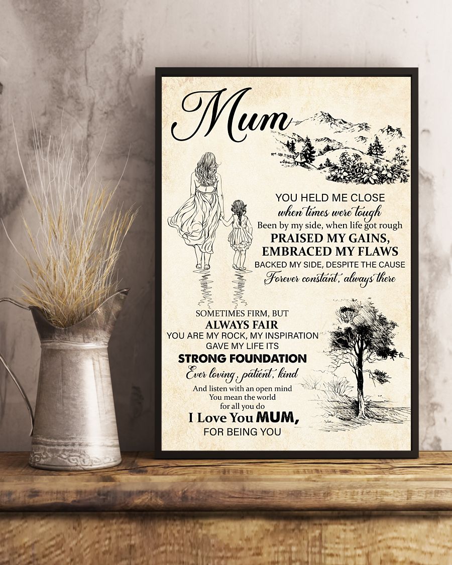 You Held Me Close When Times Were Tough Canvas And Poster, Mother’s Day Greetings, Mother’s Day Gift From Daughter To Mom, Warm Home Decor Wall Art Visual Art 1616423025555.jpg