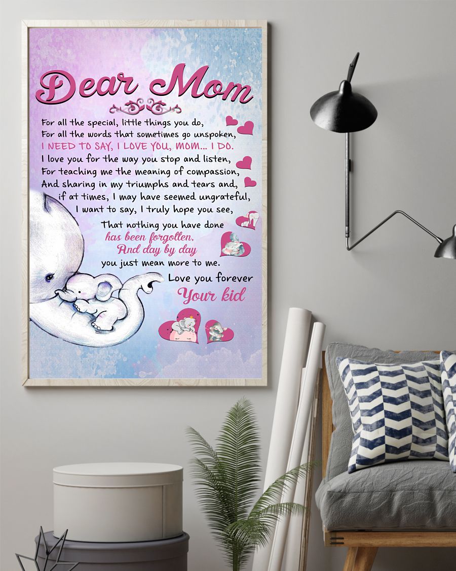 For All The Special Elephant Canvas And Poster, Mother’s Day Greetings, Mother’s Day Gift For Mom, Warm Home Decor Wall Art Visual Art 1616423026289.jpg