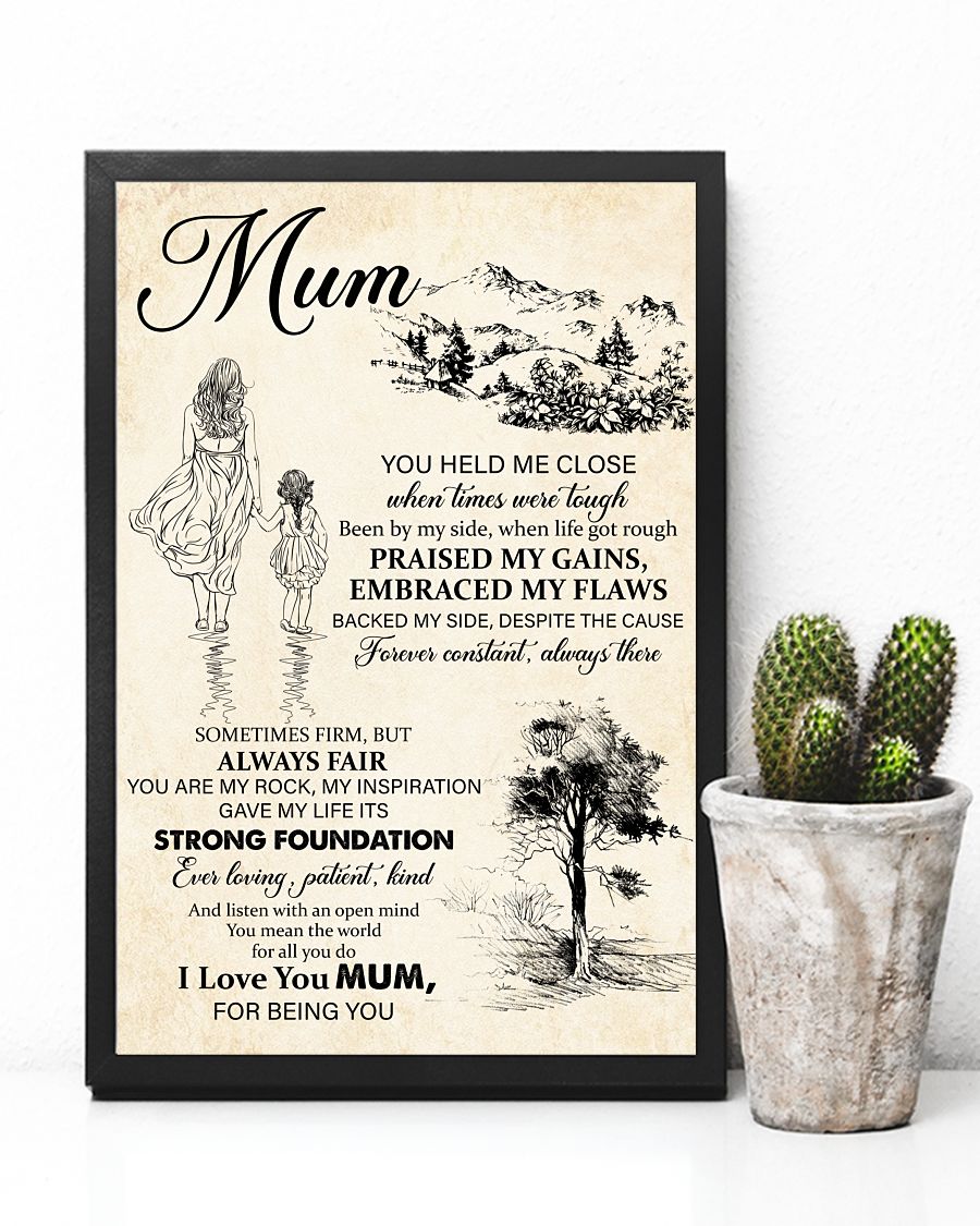 You Held Me Close When Times Were Tough Canvas And Poster, Mother’s Day Greetings, Mother’s Day Gift From Daughter To Mom, Warm Home Decor Wall Art Visual Art 1616423026334.jpg