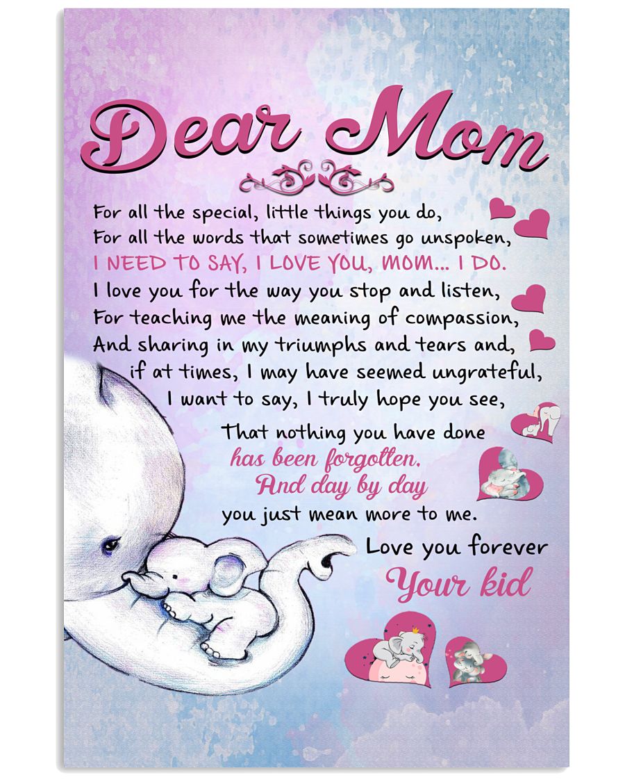 For All The Special Elephant Canvas And Poster, Mother’s Day Greetings, Mother’s Day Gift For Mom, Warm Home Decor Wall Art Visual Art 1616423026762.jpg