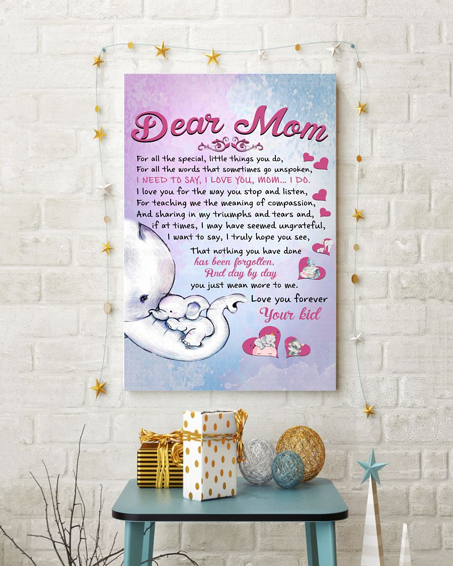 For All The Special Elephant Canvas And Poster, Mother’s Day Greetings, Mother’s Day Gift For Mom, Warm Home Decor Wall Art Visual Art 1616423028668.jpg