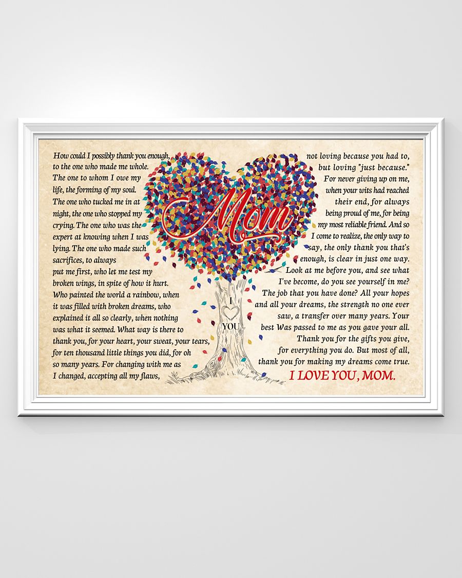 Thanks For The Gift Lanscape Canvas And Poster | Wall Decor Visual Art, Best Mother’s Day Gift Ideas, Mother’s Day Gift For Mom, Warm Home Decor Wall Art Visual Art 1616423188477.jpg