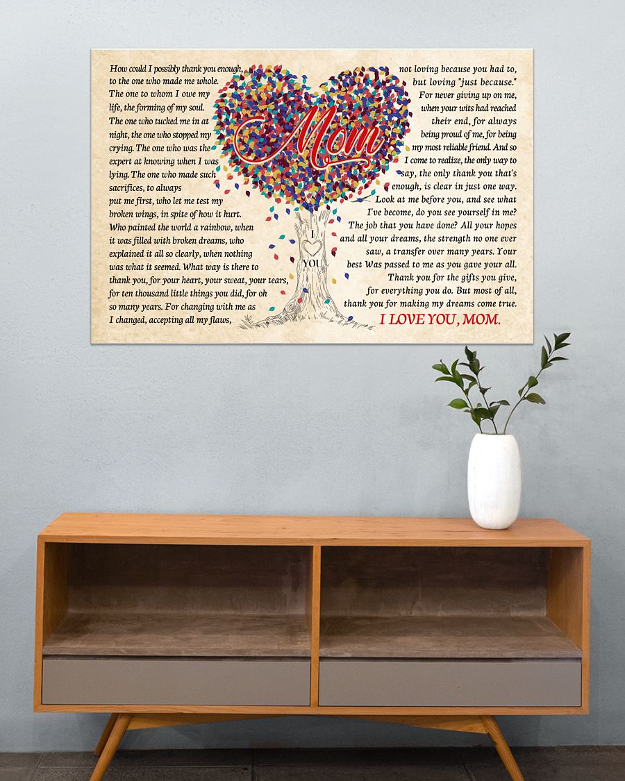 Thanks For The Gift Lanscape Canvas And Poster | Wall Decor Visual Art, Best Mother’s Day Gift Ideas, Mother’s Day Gift For Mom, Warm Home Decor Wall Art Visual Art 1616423190523.jpg