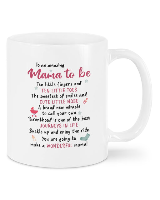 To An Amazing Mama To Be, Mug Mother's Day Gift For Mom, Meaningful Mother’s Day Gift, Double Side Printed Ceramic Coffee Mug Tea Cups Latte 1616516902227.jpg