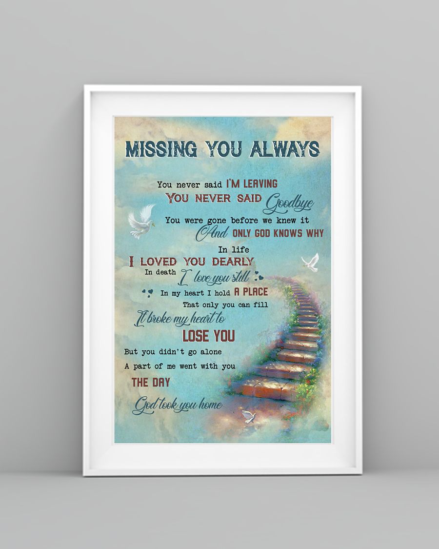 Missing You Always Canvas And Poster, Quarantine Mother’s Day Gift, Mother’s Day Gift For Mom, Warm Home Decor Wall Art Visual Art 1616521913943.jpg