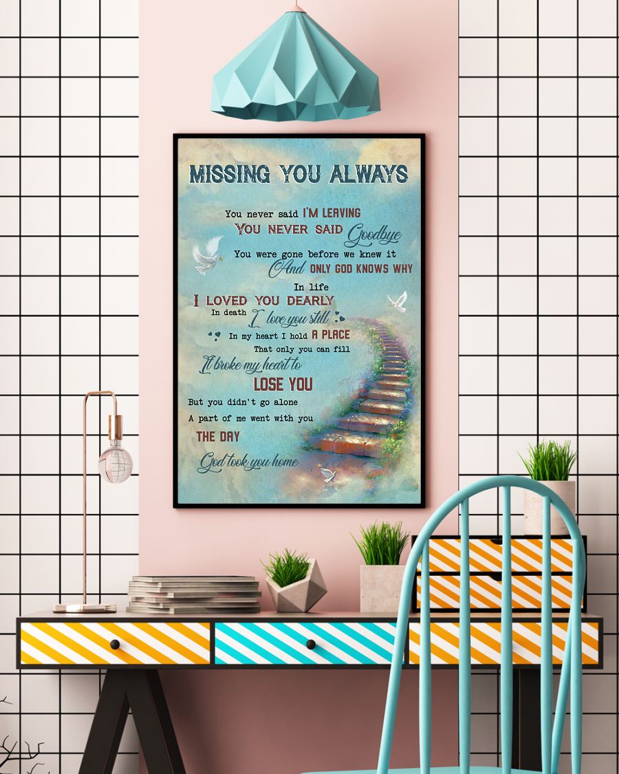 Missing You Always Canvas And Poster, Quarantine Mother’s Day Gift, Mother’s Day Gift For Mom, Warm Home Decor Wall Art Visual Art 1616521914404.jpg
