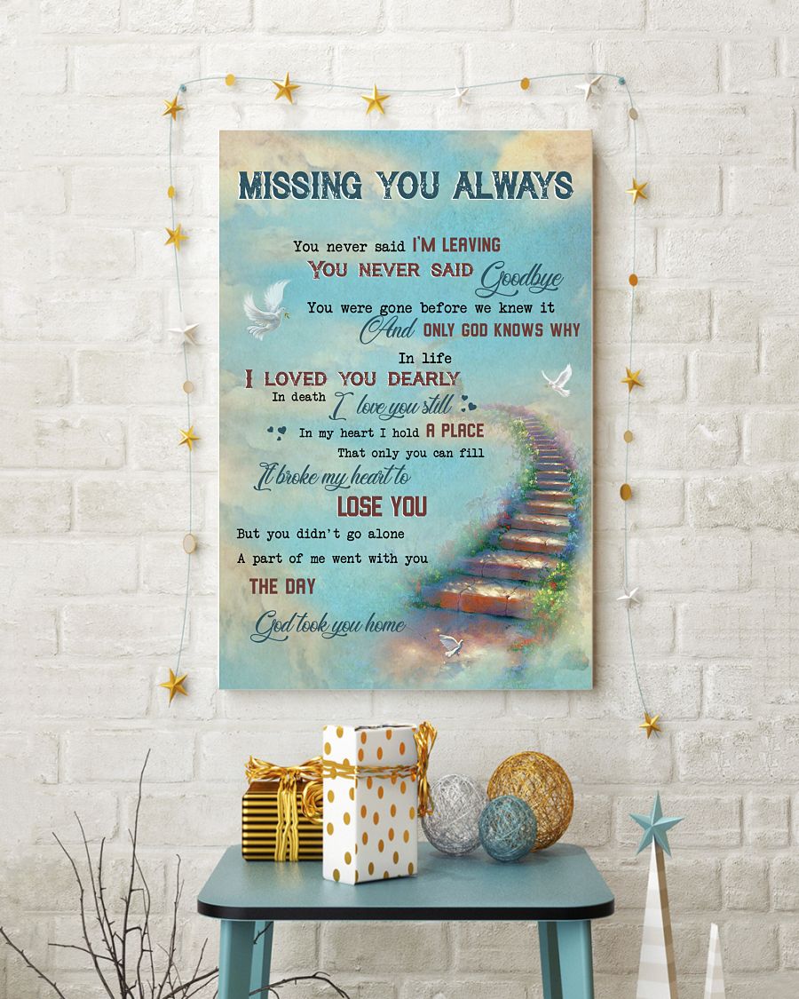 Missing You Always Canvas And Poster, Quarantine Mother’s Day Gift, Mother’s Day Gift For Mom, Warm Home Decor Wall Art Visual Art 1616521916450.jpg