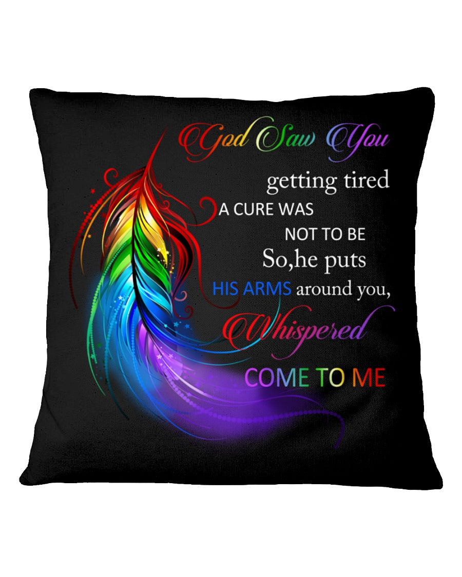 God Saw You Square Pillow, Best Mother’s Day Gift Ideas, Mother's Day Gift For Mom, Thank You Gifts For Mother’s Day 1616522642469.jpg