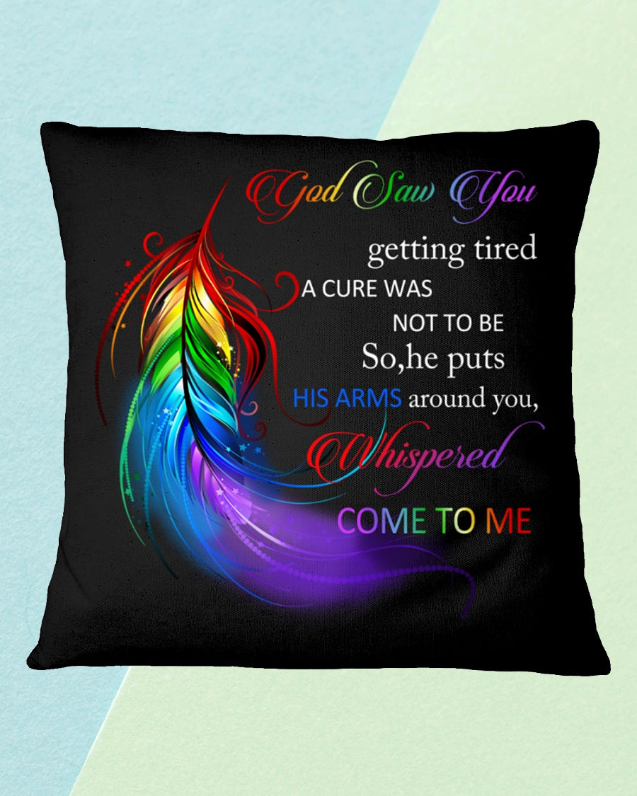 God Saw You Square Pillow, Best Mother’s Day Gift Ideas, Mother's Day Gift For Mom, Thank You Gifts For Mother’s Day 1616522644476.jpg