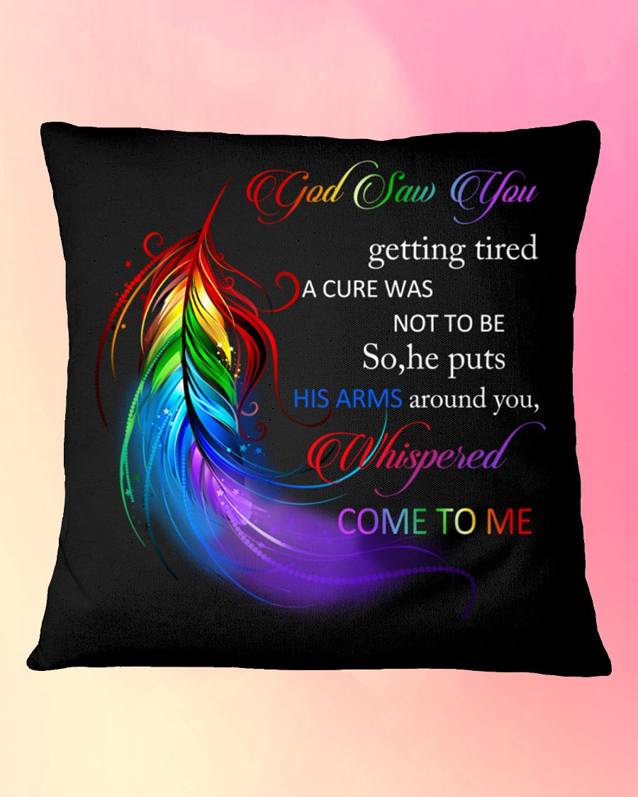 God Saw You Square Pillow, Best Mother’s Day Gift Ideas, Mother's Day Gift For Mom, Thank You Gifts For Mother’s Day 1616522645178.jpg