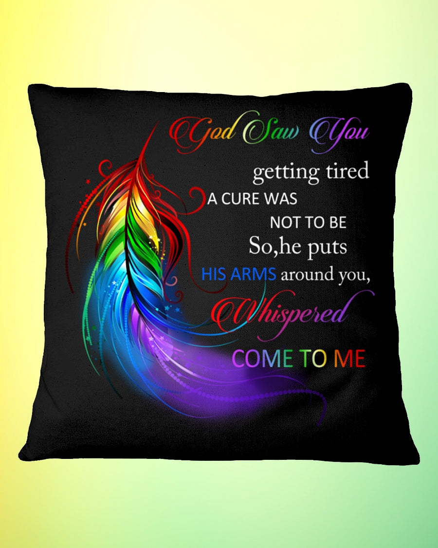 God Saw You Square Pillow, Best Mother’s Day Gift Ideas, Mother's Day Gift For Mom, Thank You Gifts For Mother’s Day 1616522645939.jpg