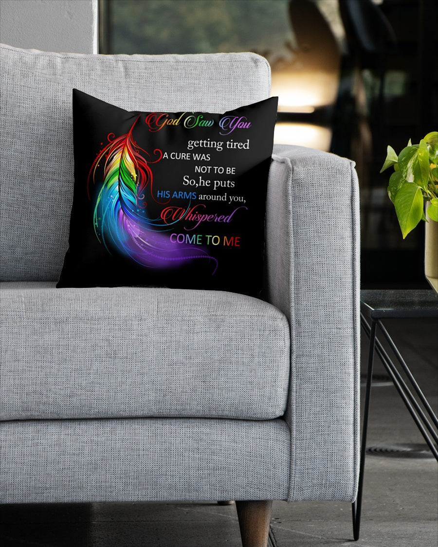 God Saw You Square Pillow, Best Mother’s Day Gift Ideas, Mother's Day Gift For Mom, Thank You Gifts For Mother’s Day 1616522648432.jpg